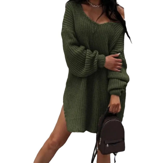Damen Oversized Strickpullover im lässigen Design Heidi-Mode