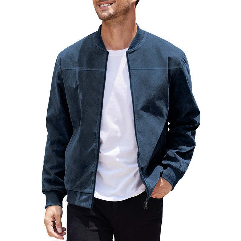 Herren stylische Bomberjacke mit sportlichem Schnitt Heidi-Mode