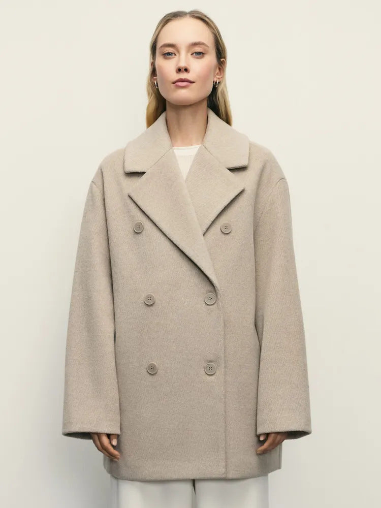 Damen Elegante Doppeltüra-Manteljacke Heidi-Mode