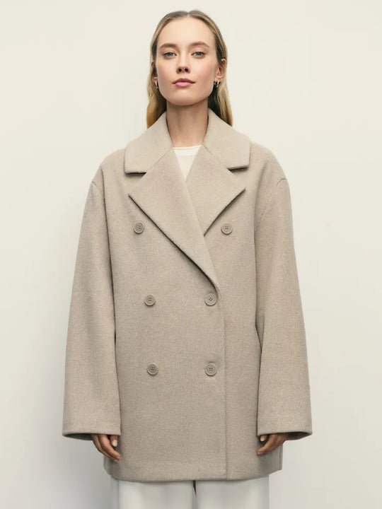Damen Elegante Doppeltüra-Manteljacke Heidi-Mode