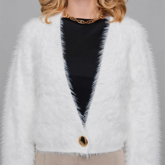 Damen Kuscheliger und lässiger Cardigan Heidi-Mode