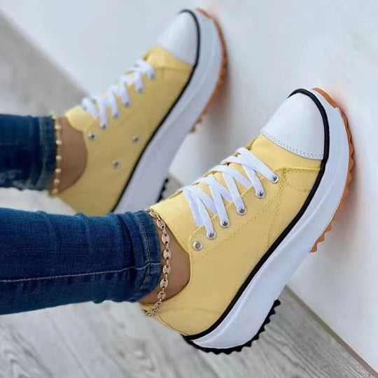 Damen Sneaker aus hochwertigem Material mit komfortabler Dämpfung und rutschfester Sohle Heidi-Mode
