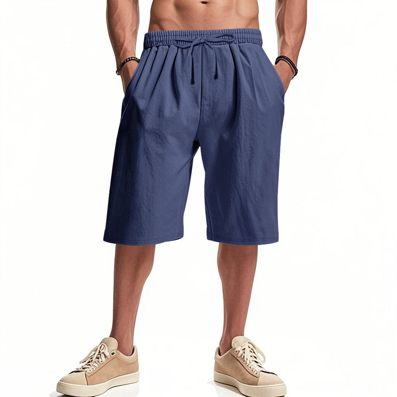 Herren bequeme Cargo-Shorts mit elastischem Bund und großzügigen Taschen Heidi-Mode