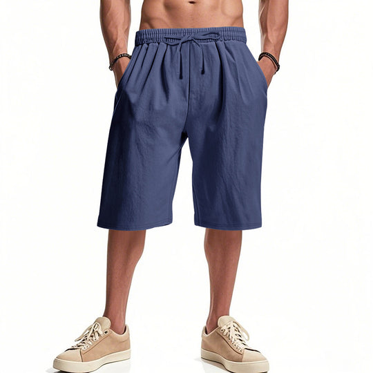 Herren bequeme Cargo-Shorts mit elastischem Bund und großzügigen Taschen Heidi-Mode