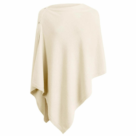 Damen vielseitiger Poncho aus hochwertiger Materialmischung Heidi-Mode