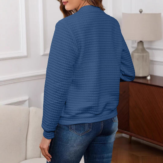 Damen Steppjacke mit elegantem Schnitt und hochschließendem Kragen Heidi-Mode