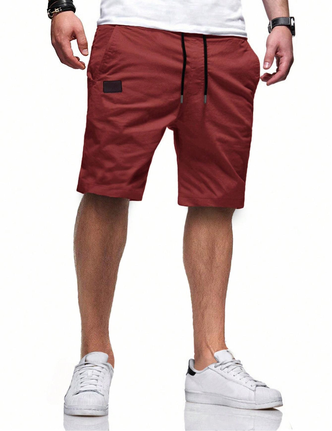 Herren bequeme Sport Shorts mit praktischen Taschen und elastischem Bund Heidi-Mode