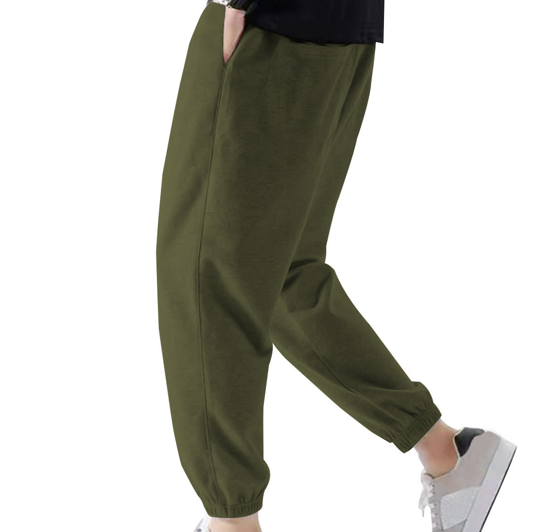 Herren Jogginghose aus atmungsaktivem Material mit verstellbarem Bund Heidi-Mode
