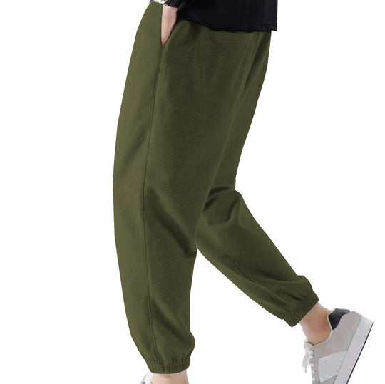 Herren Jogginghose aus atmungsaktivem Material mit verstellbarem Bund Heidi-Mode