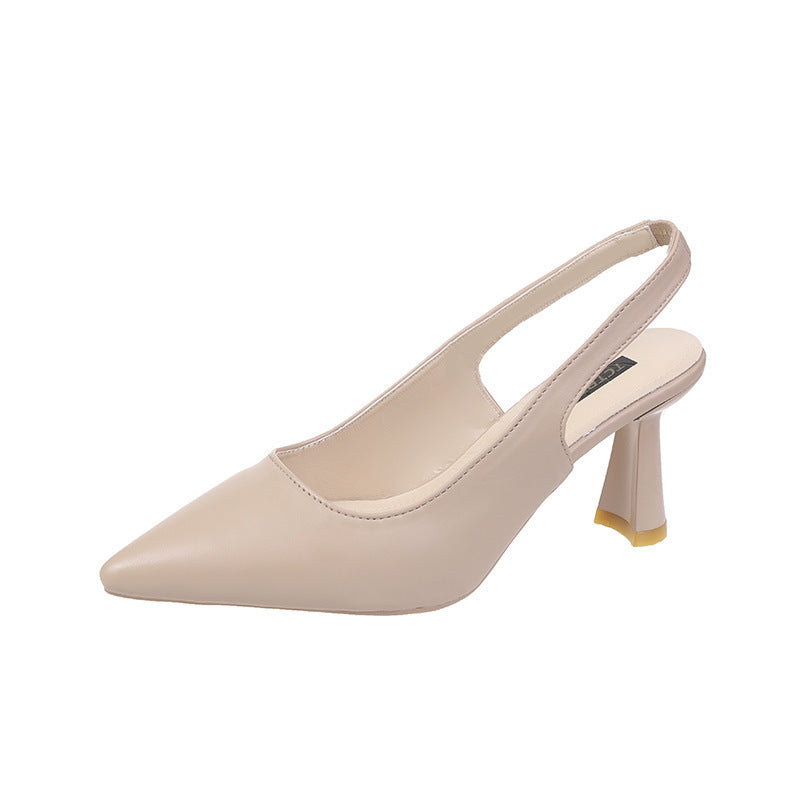 Damen Sling-Pumps mit elegantem spitzen Design und komfortablem Blockabsatz Heidi-Mode