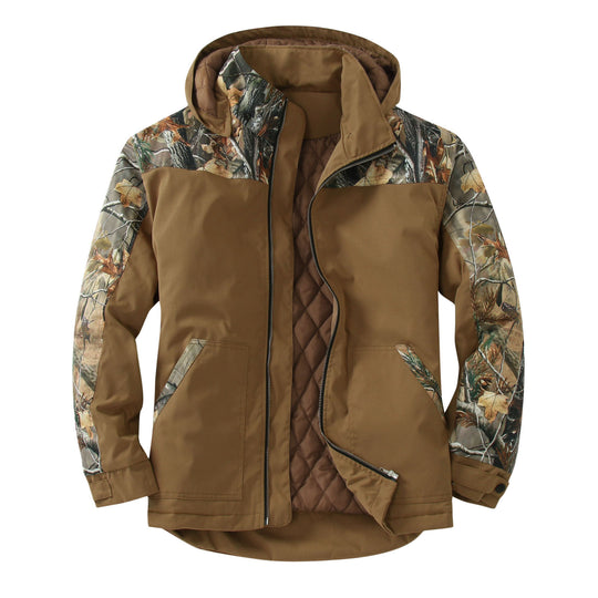 Damen wetterfeste Outdoorjacke mit vielseitigem Camouflage-Design Heidi-Mode