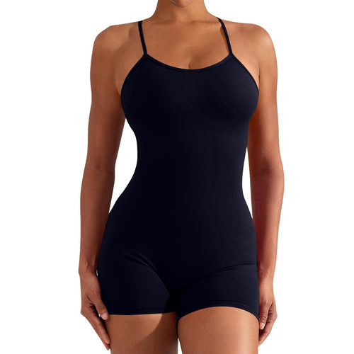 Damen Sportlicher Einteiler für Fitness und Schwimmen Heidi-Mode