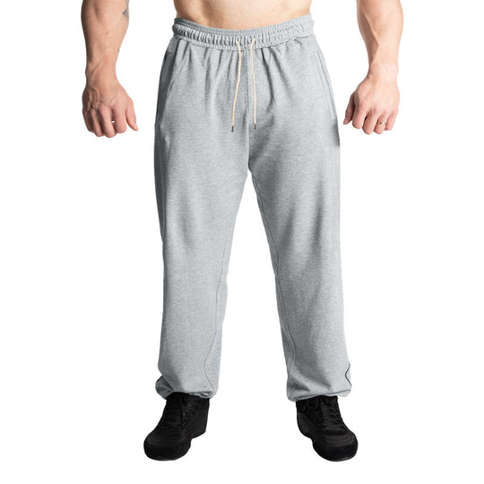 Herren Sportliche Jogginghose mit elastischem Bund und praktischen Seitentaschen Heidi-Mode