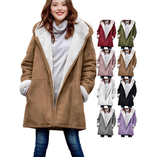 Damen Fleecegefütterte Outdoor-Jacke Heidi-Mode