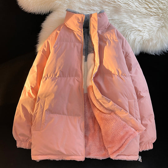 Damen Daunenjacke mit weichem Innenfutter und hohem Kragen Heidi-Mode