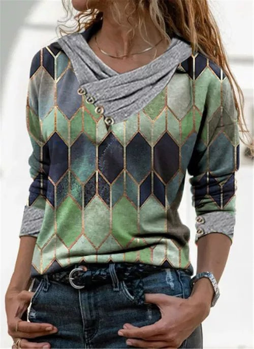 Damen modischer Pullover Heidi-Mode