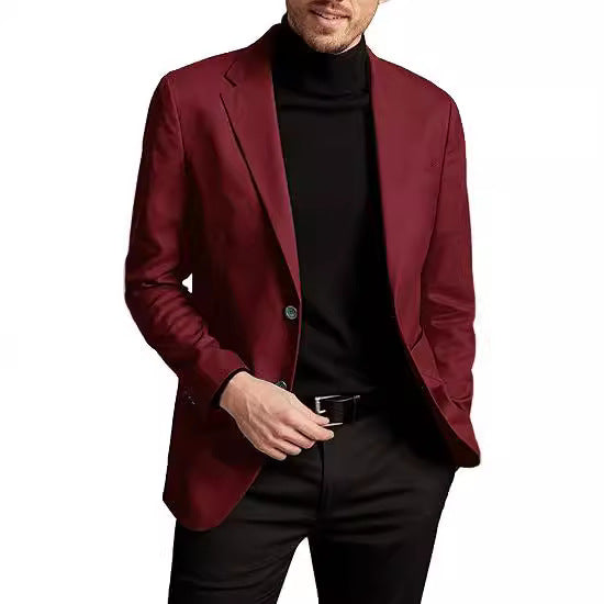Herren eleganter Blazer mit modernem Schnitt und praktischen Taschen Heidi-Mode