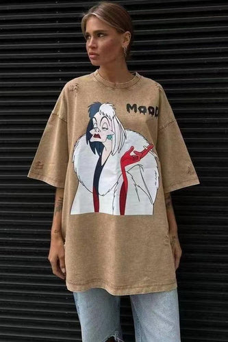 Heidi-Mode | Cartoon Druckdesign T-Shirt