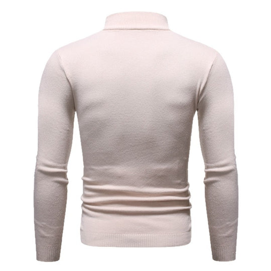 Herren zeitloser Rollkragenpullover Heidi-Mode