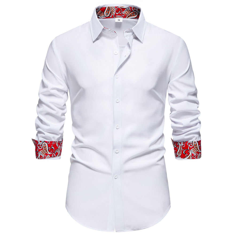 Herren Hemd mit modernem Musterdetail und stilvollem Kragen Heidi-Mode