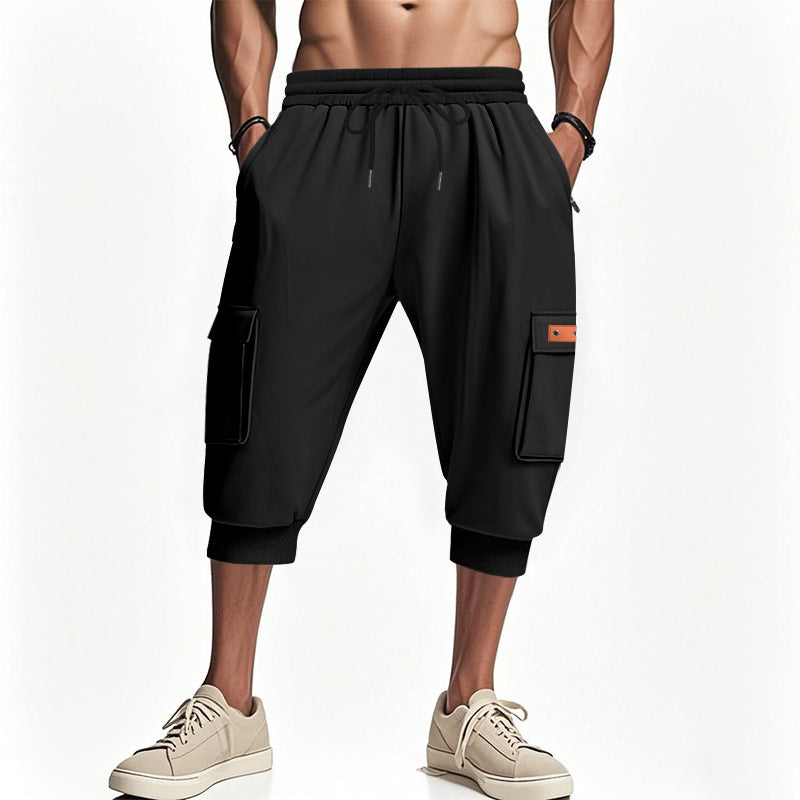 Herren Cargo-Shorts mit elastischem Bund und praktischen Seitentaschen Heidi-Mode