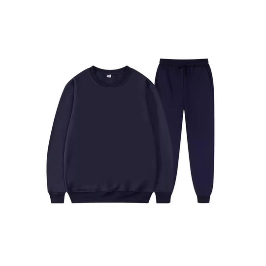 Damen Sportlicher Sweat-Anzug mit komfortablem Schnitt und elastischem Bund Heidi-Mode