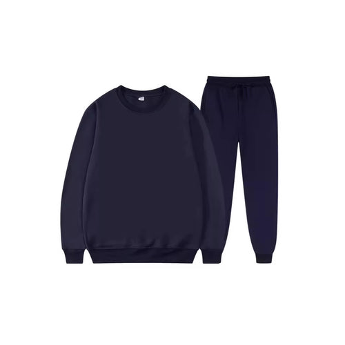 Damen Sportlicher Sweat-Anzug mit komfortablem Schnitt und elastischem Bund Heidi-Mode