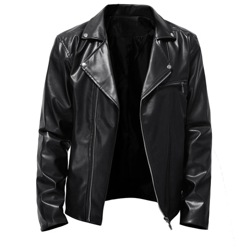 Herren stylish Kunstleder Motorradjacke Heidi-Mode