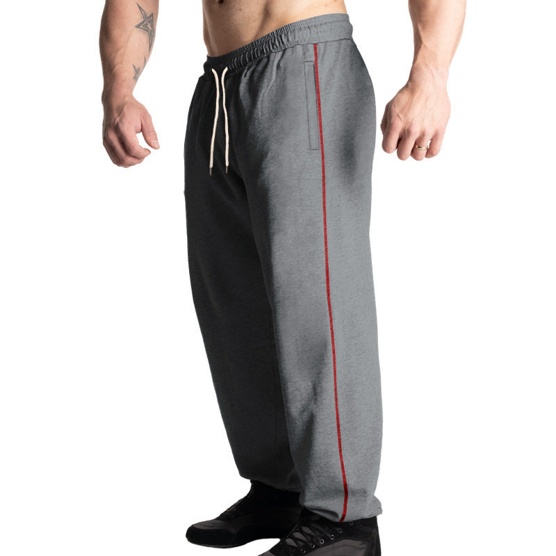 Herren Sportliche Jogginghose mit elastischem Bund und praktischen Seitentaschen Heidi-Mode