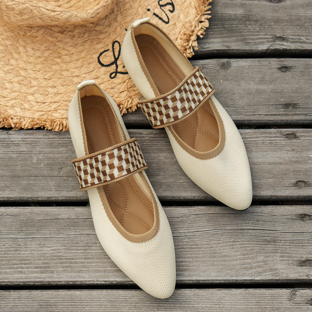 Damen elegante Sling-Ballerinas mit komfortabler Bandage Heidi-Mode
