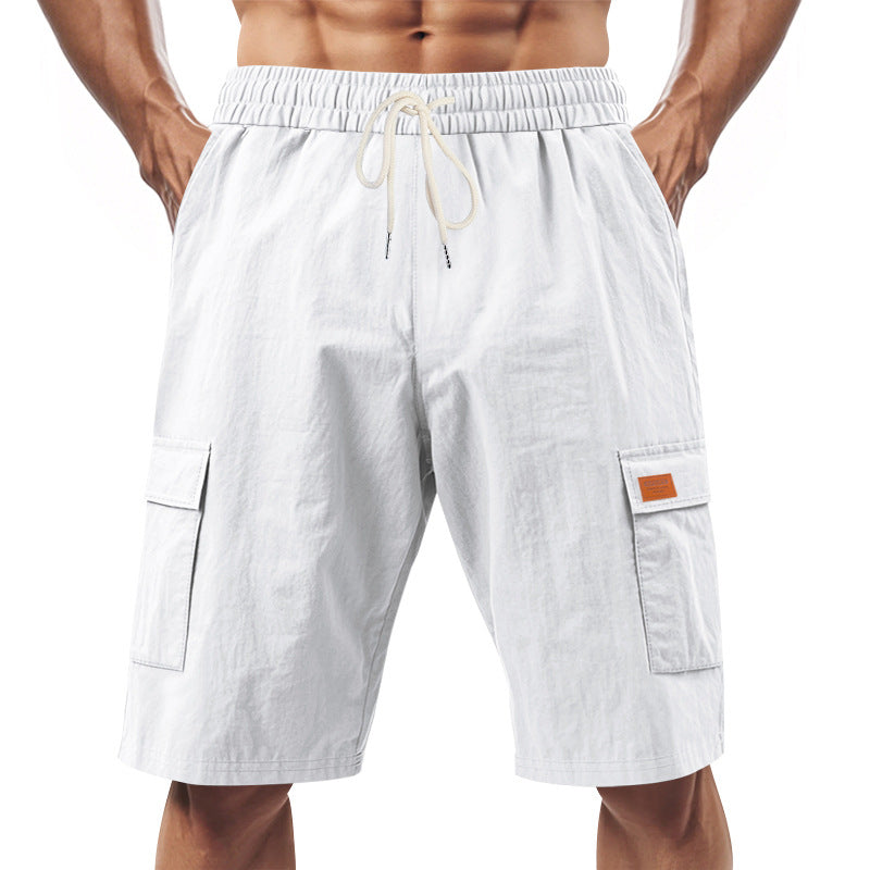 Herren Cargo-Shorts mit vielseitigen Taschen und elastischem Bund Heidi-Mode