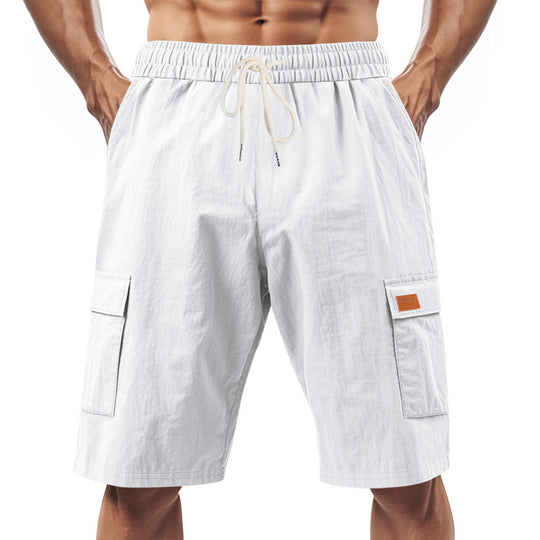 Herren Cargo-Shorts mit vielseitigen Taschen und elastischem Bund Heidi-Mode