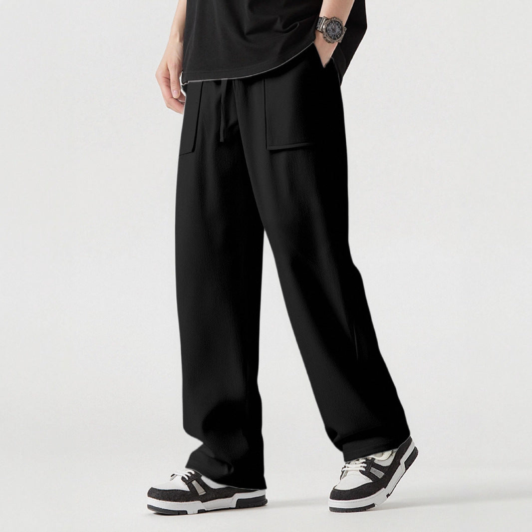 Herren Bequeme Cargo-Hose mit praktischen Taschen und elastischem Bund Heidi-Mode