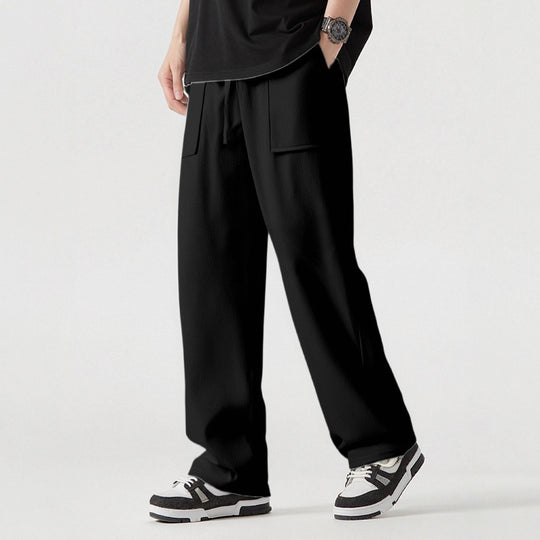 Herren Bequeme Cargo-Hose mit praktischen Taschen und elastischem Bund Heidi-Mode