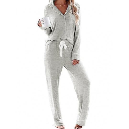 Damen Schlafanzug-Set aus weichem, atmungsaktivem Material Heidi-Mode