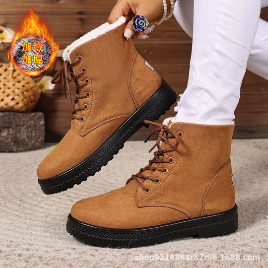 Damen Warm gefütterte Winterstiefel Heidi-Mode