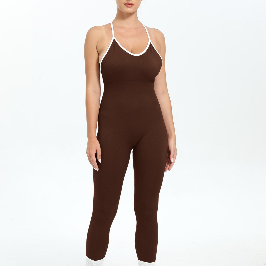 Damen Bodysuit mit Racerback-Design und nahtloser Verarbeitung Heidi-Mode