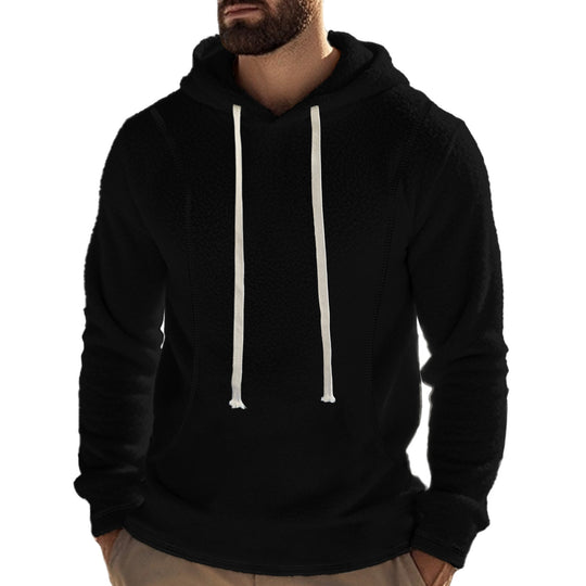 Herren Hochwertiger Fleece-Hoodie mit praktischer Kängurutasche und stylischem Design Heidi-Mode