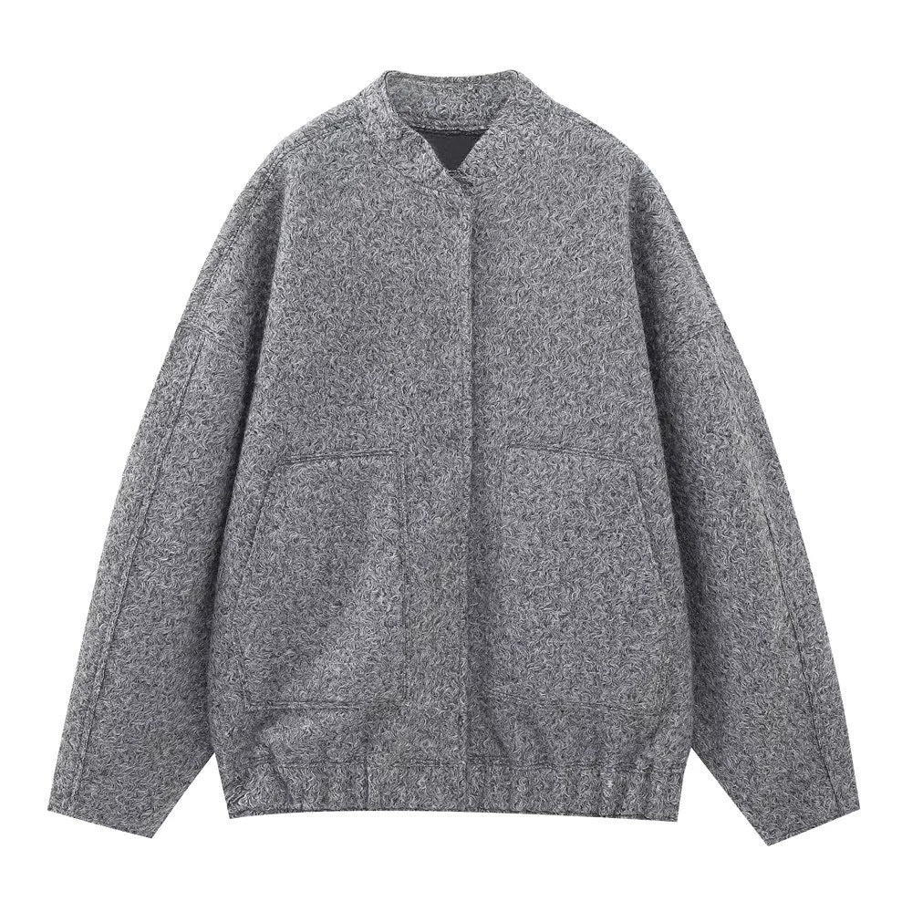 Damen Gemütliche und stylische Fleecejacke mit großen Seitentaschen Heidi-Mode