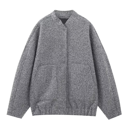 Damen Gemütliche und stylische Fleecejacke mit großen Seitentaschen Heidi-Mode