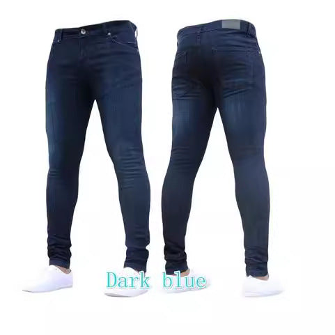 Herren Slim Fit Jeans mit stylischen Nahtdetails Heidi-Mode