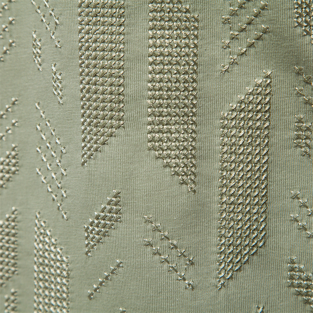 Herren T-Shirt mit innovativem Strukturdesign Heidi-Mode