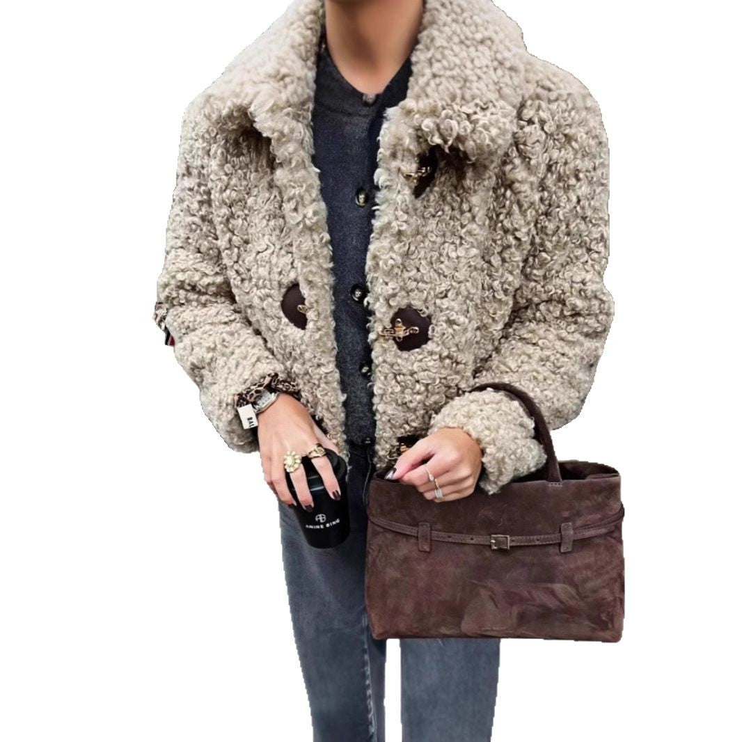 Damen modische Kunstfelljacke Heidi-Mode