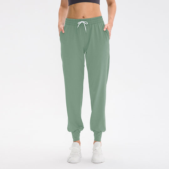 Damen Sportliche Jogginghose mit elastischem Bund und praktischen Taschen Heidi-Mode