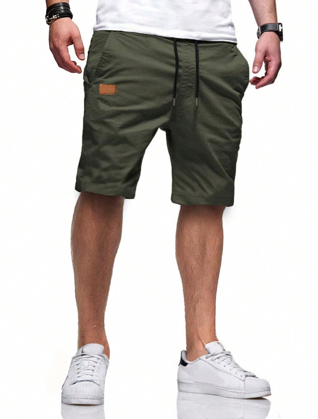 Herren bequeme Sport Shorts mit praktischen Taschen und elastischem Bund Heidi-Mode