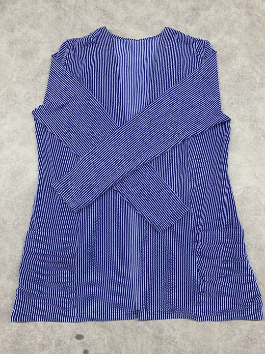 Damen Strickjacke mit Raffung und praktischen Taschen Heidi-Mode