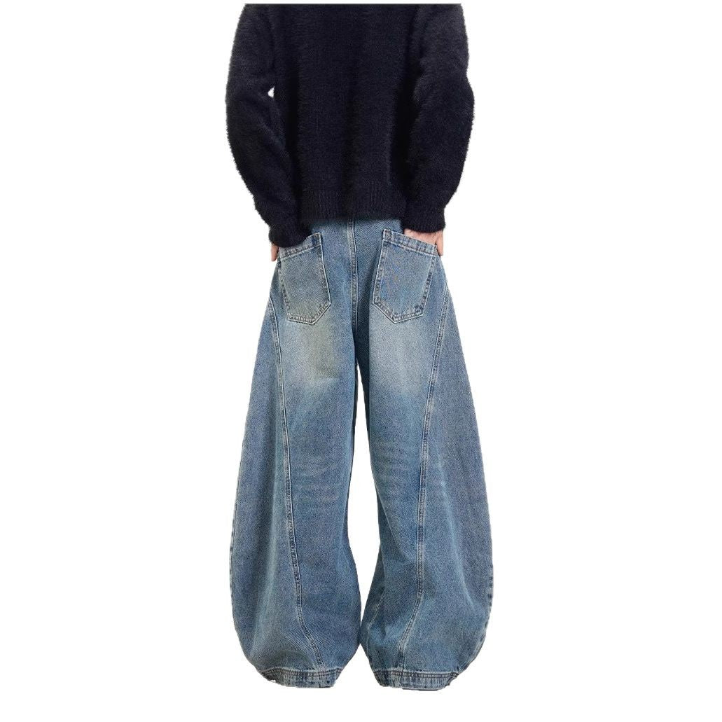 Damen Weit geschnittene Jeanshose Heidi-Mode