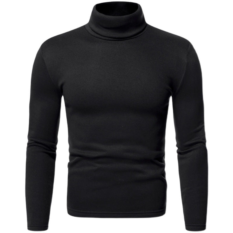 Herren Rollkragenpullover aus hochwertigem Stoff Heidi-Mode