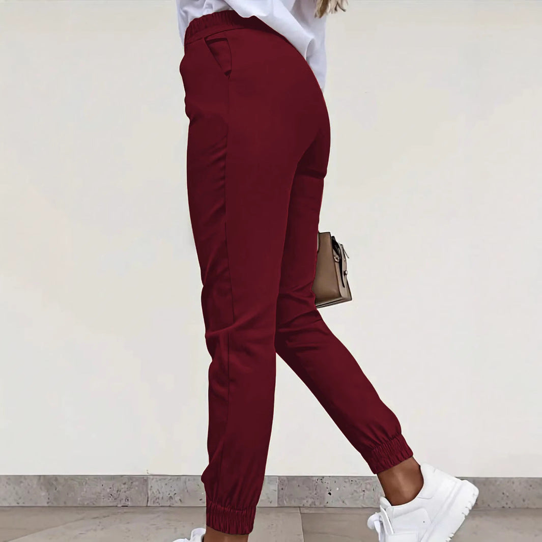 Damen bequeme Slim-Fit Chino-Hose Heidi-Mode
