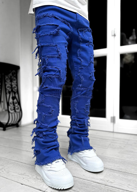 Herren ripped Jeans im urbanen Stil Heidi-Mode